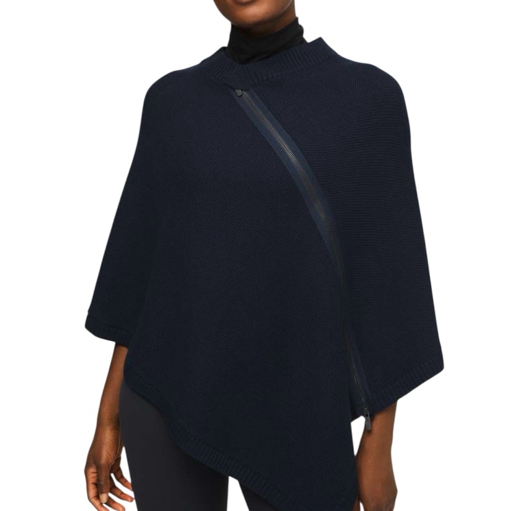NWT Lululemon On the Go Poncho, True Navy - Picture 2 of 10